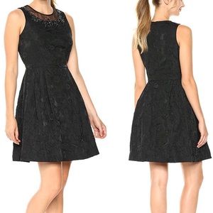 Ivanka Trump | NWT Social Beaded Fit & Flare Dress
